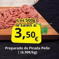 Oferta de Preparado De Picada Pollo por 3,5€ en Supermercados MAS