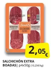 Oferta de Boadas - Salchichon Extra por 2,05€ en Supermercados MAS