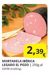 Oferta de Legado del Pozo - Mortadela Iberica por 2,39€ en Supermercados MAS