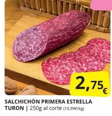 Oferta de Estrella - Salchichon Primera por 2,75€ en Supermercados MAS