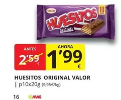 Oferta de Valor - Huesitos Original por 1,99€ en Supermercados MAS