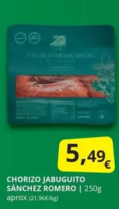 Oferta de Romero - Chorizo Jabuguito por 5,49€ en Supermercados MAS