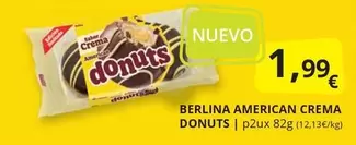 Oferta de Donuts - Berlina American Crema por 1,99€ en Supermercados MAS