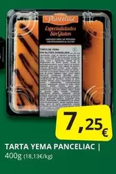 Oferta de Panceliac - Tarta Yema por 7,25€ en Supermercados MAS