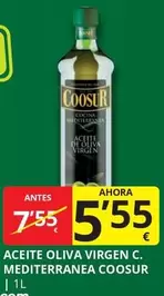 Oferta de Coosur - Aceite Oliva Virgen C. Mediterranea por 5,55€ en Supermercados MAS