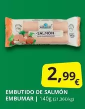 Oferta de Embumar - Embutido De Salmon por 2,99€ en Supermercados MAS