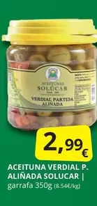 Oferta de Aceituna Verdial P. Alinada por 2,99€ en Supermercados MAS