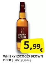 Oferta de Brown Deer - Whisky Escoces por 5,99€ en Supermercados MAS