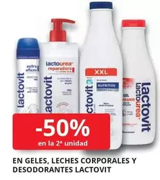 Oferta de Lactovit - En Geles, Leches Corporales Y Desodorantes en Supermercados MAS