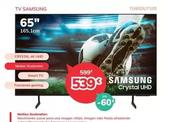 Oferta de Samsung - Tv  por 539€ en Mi electro