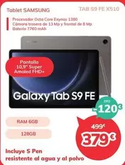 Oferta de Samsung - Tablet por 379€ en Mi electro