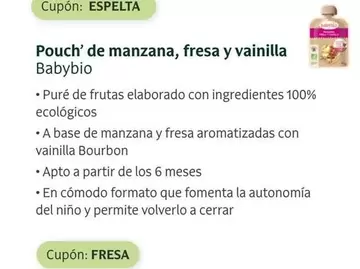 Oferta de Pouch' De Manzana/ Fresa Y Vainilla en Veritas