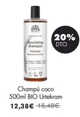 Oferta de Urtekram - Champú Coco 500ml BIO  por 12,38€ en NaturaSí