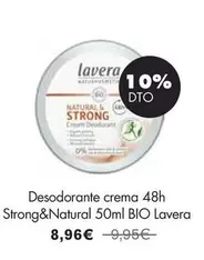 Oferta de Lavera - Desodorante Crema 48H Strong&Natural 50ml Bio por 8,96€ en NaturaSí