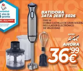 Oferta de Jata - Batidora Jebt 5026 por 36,99€ en Expert