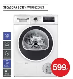 Oferta de Bosch - Secadora Wtr83200es por 599€ en Milar