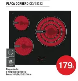 Oferta de Corberó - Placa CCVG8322 por 179€ en Milar