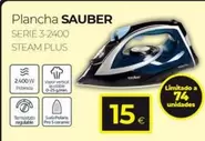 Oferta de Sauber - Plancha por 15€ en Tien 21