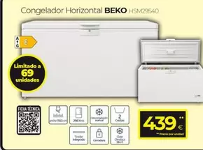 Oferta de Beko - Congelador Horizontal  por 439€ en Tien 21