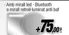 Oferta de Amb Mirall Led. Bluetooth O Mirall Retroil-Luminat Anti Baf por 75€ en Ferrolan