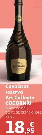 Oferta de Codorniu - Cava Brut Reserva Ars Collecta por 18,95€ en Alcampo