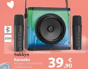 Oferta de Sakkyo - Karaoke por 39,9€ en Alcampo