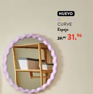 Oferta de Curve Espejo por 31,96€ en Casa