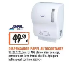 Oferta de ABS - Dispensador Papel Autocortante por 49,5€ en Obramat