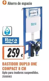 Oferta de Roca - Bastidor Duplo One Compact 8 Cm por 259€ en Obramat