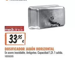 Oferta de Dosificador Jabon Horizontal por 33,95€ en Obramat