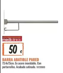 Oferta de Barra Abatible Pared por 50€ en Obramat