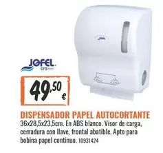 Oferta de ABS - Dispensador Papel Autocortante por 49,5€ en Obramat