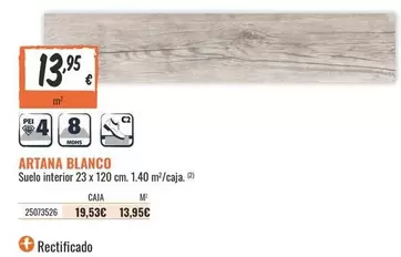 Oferta de Blanco - Suelo Interior por 13,95€ en Obramat