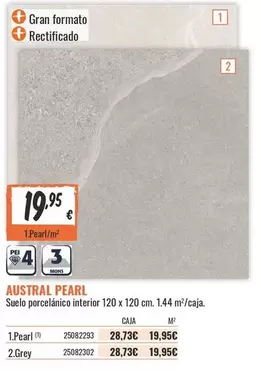 Oferta de Austral - Suelo Porcelana Interior por 19,95€ en Obramat