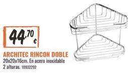 Oferta de Architec Rincon Doble por 44,7€ en Obramat