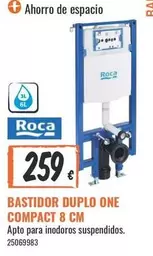 Oferta de Roca - Bastidor Duplo One Compact 8 Cm por 259€ en Obramat