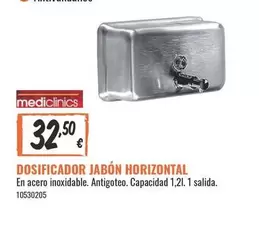 Oferta de Dosificador Jabon Horizontal por 32,5€ en Obramat