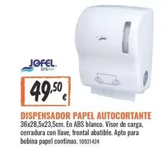 Oferta de ABS - Dispensador Papel Autocortante por 49,5€ en Obramat