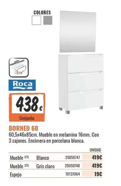 Oferta de Blanco - Borneo 60 por 438€ en Obramat