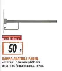 Oferta de Barra Abatible Pared por 50€ en Obramat