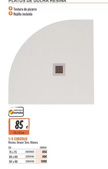 Oferta de Blanco - 1/4 Circulo por 85€ en Obramat