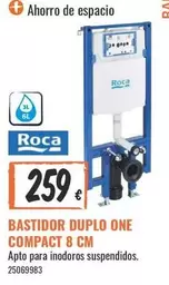 Oferta de Roca - Bastidor Duplo One Compact 8 Cm por 259€ en Obramat