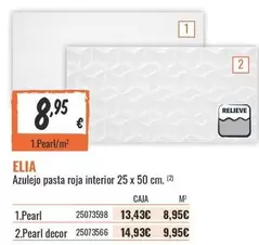 Oferta de Azulejo Pasta Roja Interior por 8,95€ en Obramat