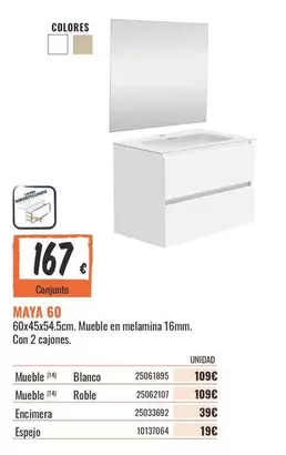 Oferta de Blanco - 60x45x64.5cm. por 167€ en Obramat