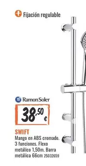 Oferta de Soler - Mango En Abs Cromado por 38,5€ en Obramat