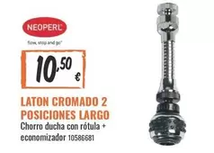 Oferta de Laton Cromado 2 Posiciones Largo por 10,5€ en Obramat