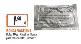 Oferta de Bolsa Vaselina por 1,5€ en Obramat