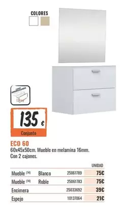 Oferta de Eco -  60 por 135€ en Obramat