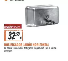 Oferta de Dosificador Jabon Horizontal por 32,5€ en Obramat