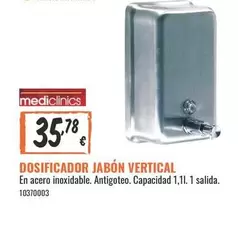 Oferta de Vertical - Dosificador Jabon Vertical por 35,78€ en Obramat